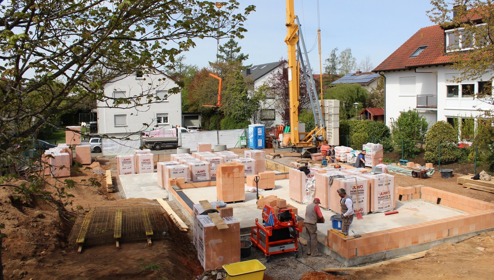 Arnold Bauunternehmen Kaiserslautern Baustelle